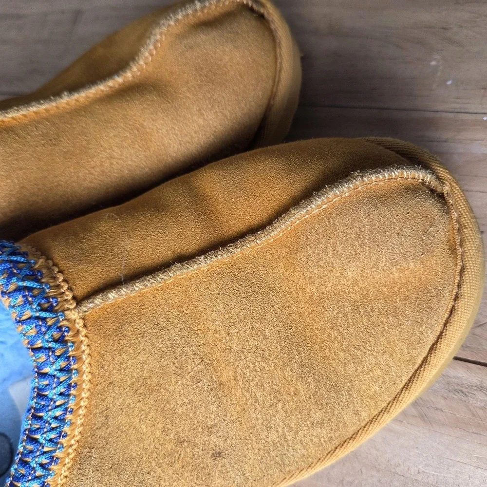 Ugg Tasman Sesame Street Cookie Monster Suede Clog‎ Mule.slop On Womens Sz 6